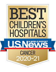 Best Children's Hospital Presented by US News and World Report for Cancer 2020-2021