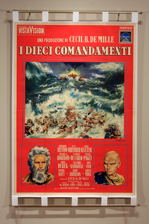 Promotional poster for The Ten Commandments (1956). Photo by Jeffrey Vaughn.