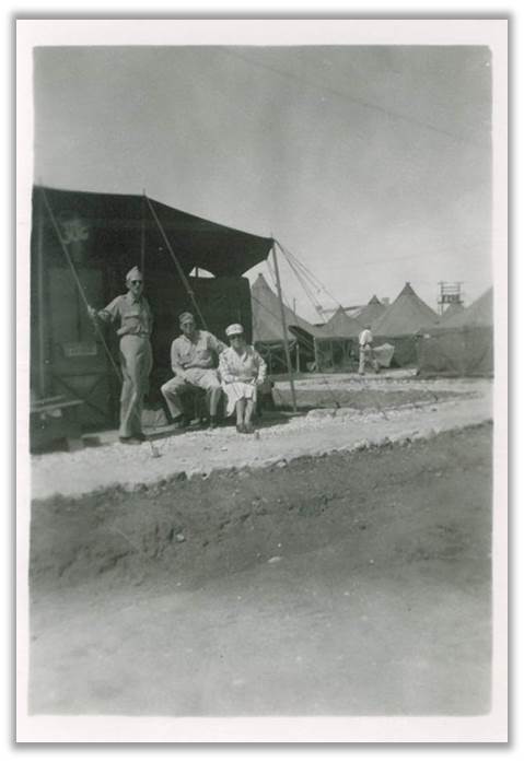 Personnel with the 70th General Hospital unit in Algeria