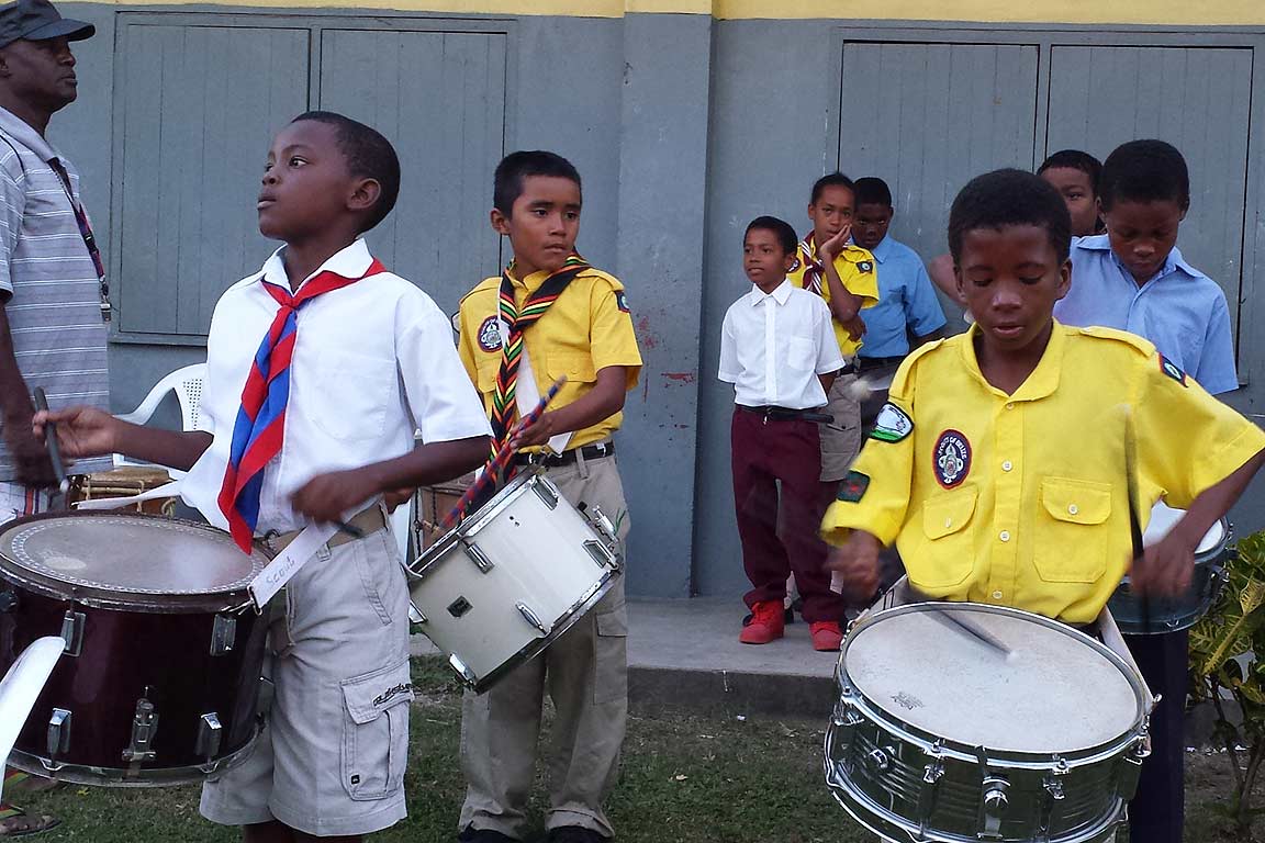 Belize youth drum corps