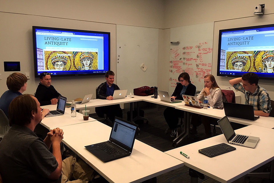 Graduate students working on 'Living Late Antiquity'