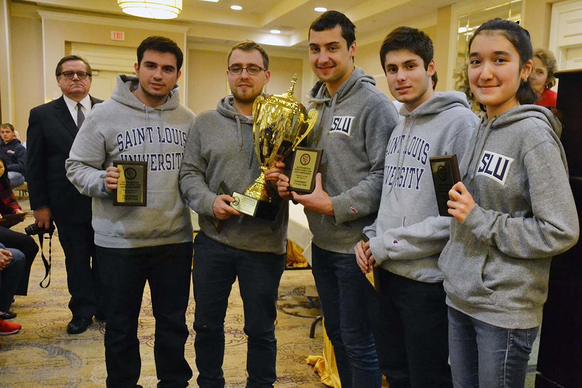 Winning SLU Chess Team