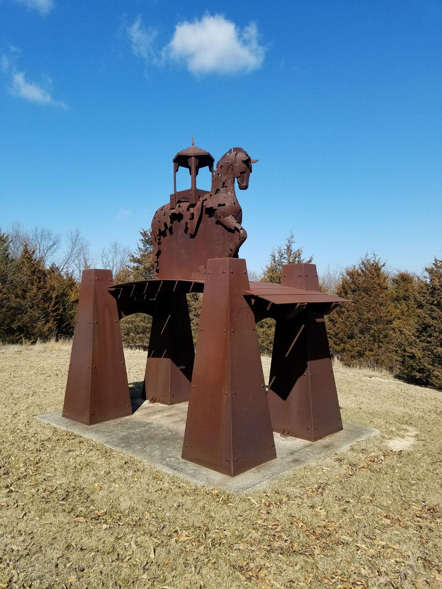 The Last Procession 
Cor-ten Steel 
1999
Devin Laurence Field (United States)