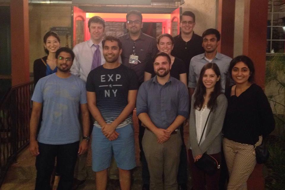 Slide 3 group photo of child neurology residents together inside