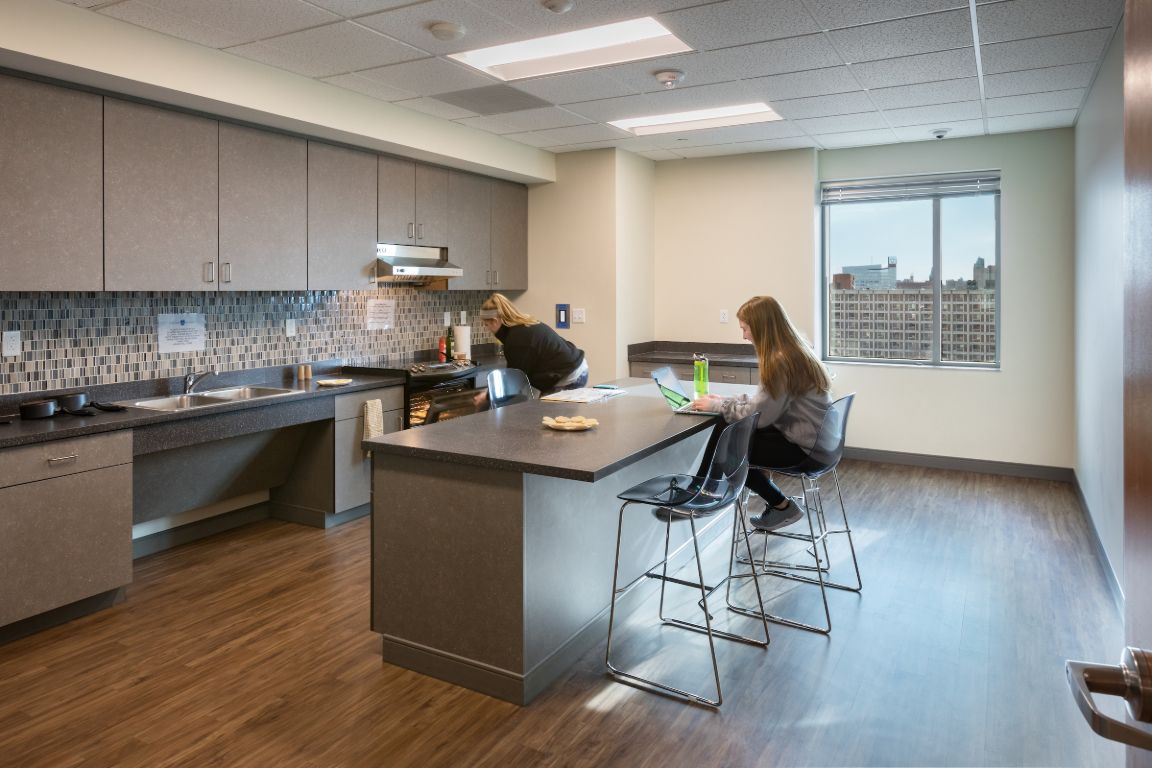 Shared kitchen in Grand Hall.