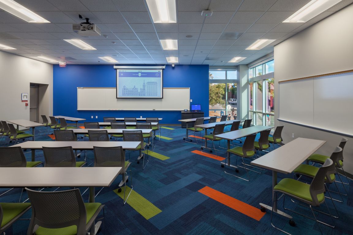 Spring Hall classroom.