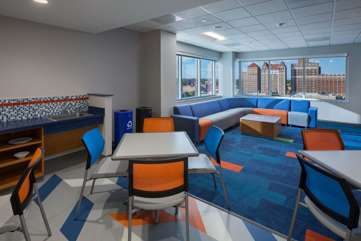 Spring Hall lounge.