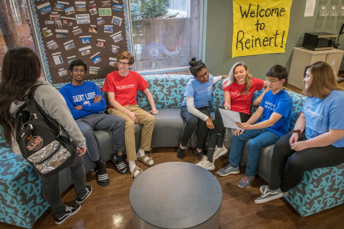 Reinert Hall lounge.