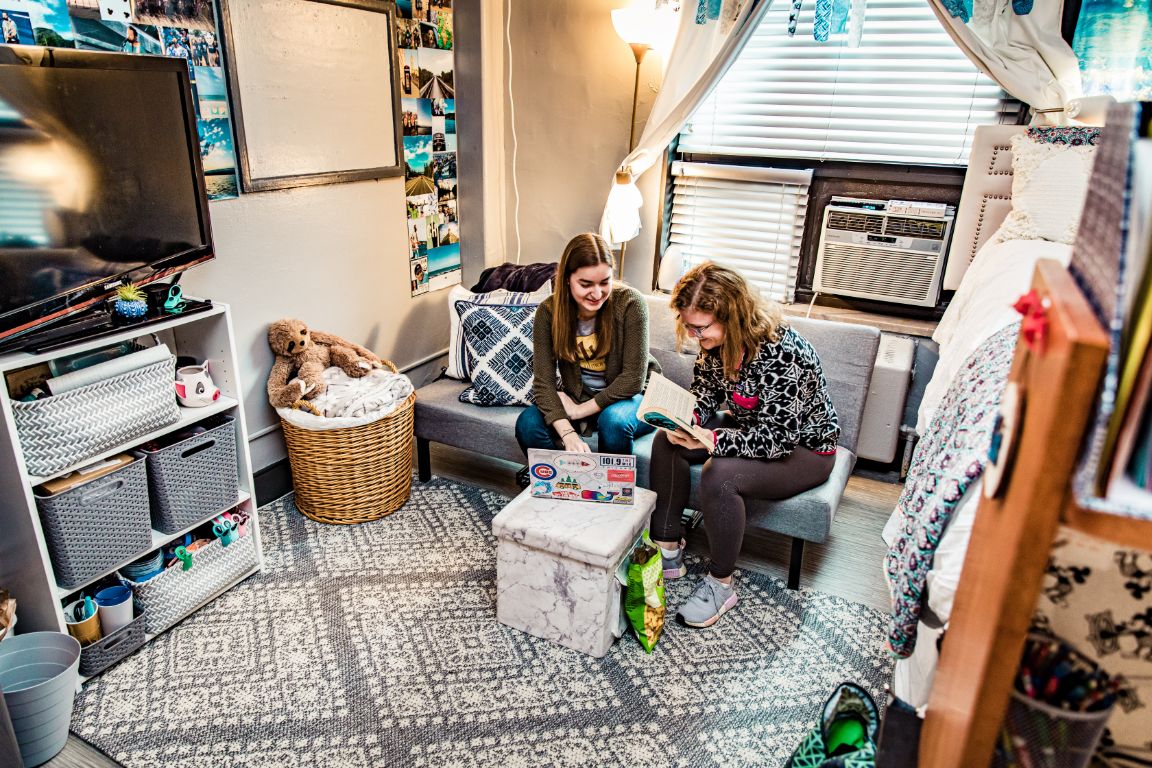 Room inside Marguerite Hall.