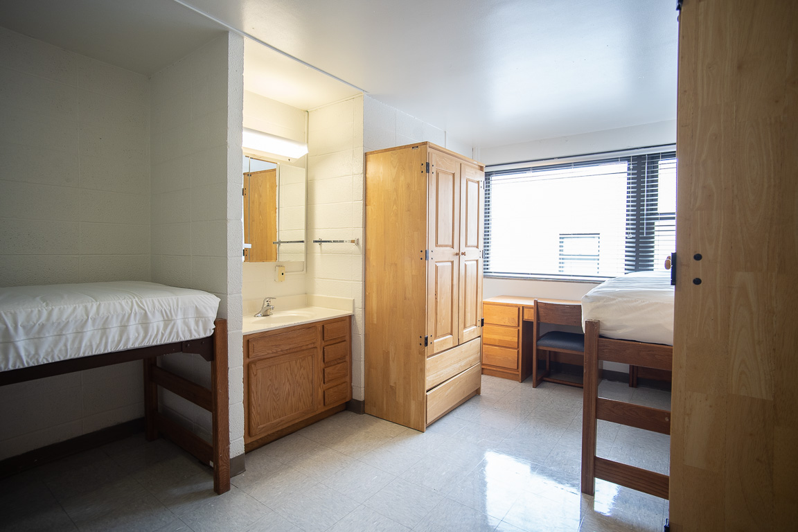 Room inside Marguerite Hall.