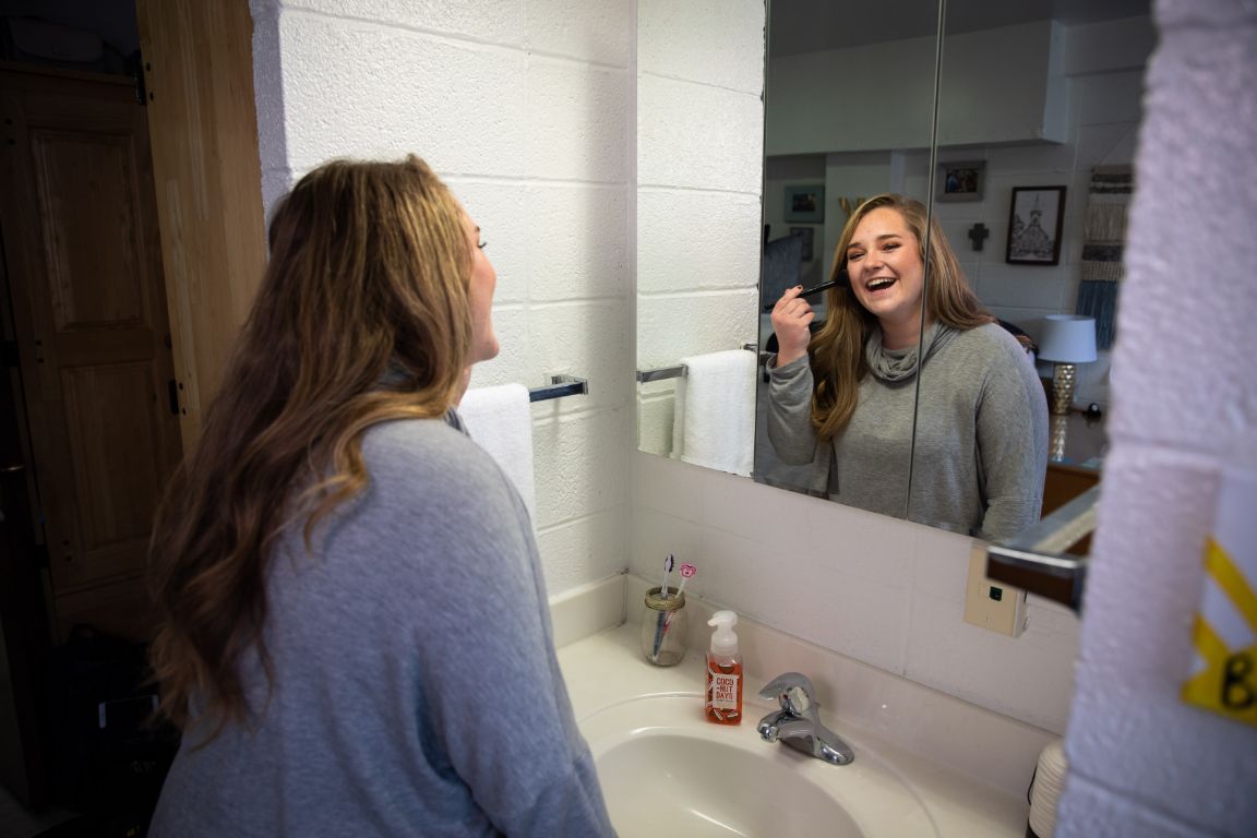 Marguerite Hall bathroom.