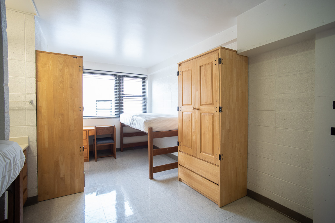 Room inside Marguerite Hall.