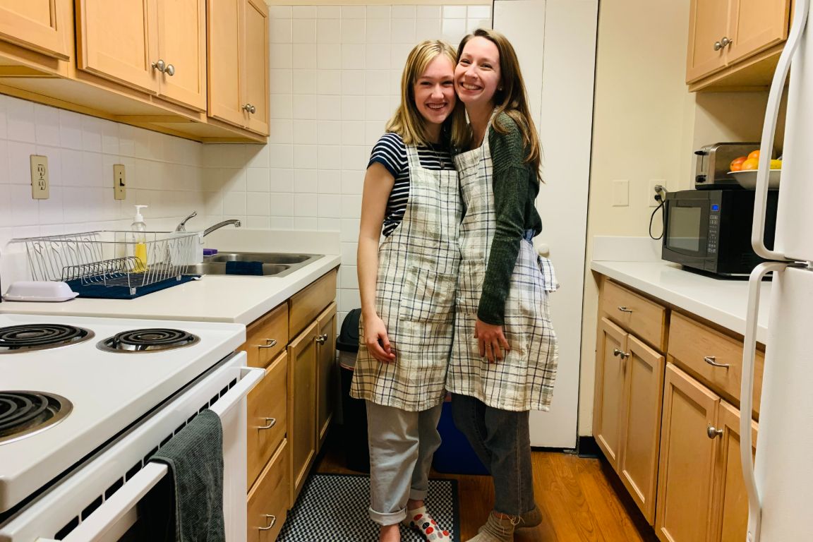 Marchetti Towers kitchen with residents