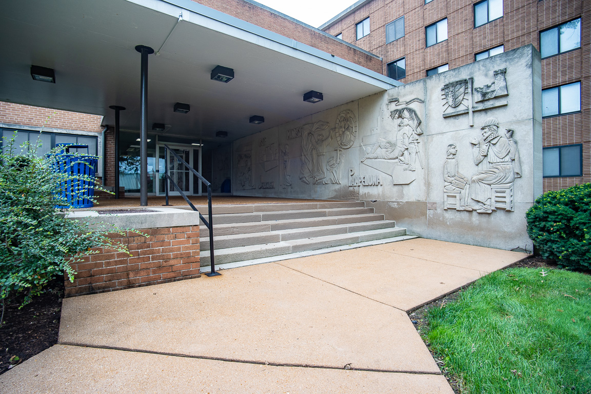 Fusz Hall entrance.