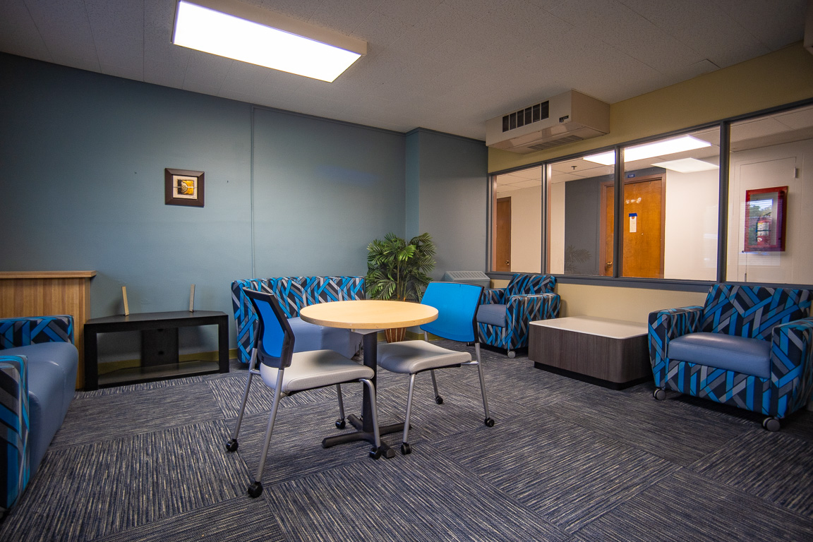 Fusz Hall lounge. 
