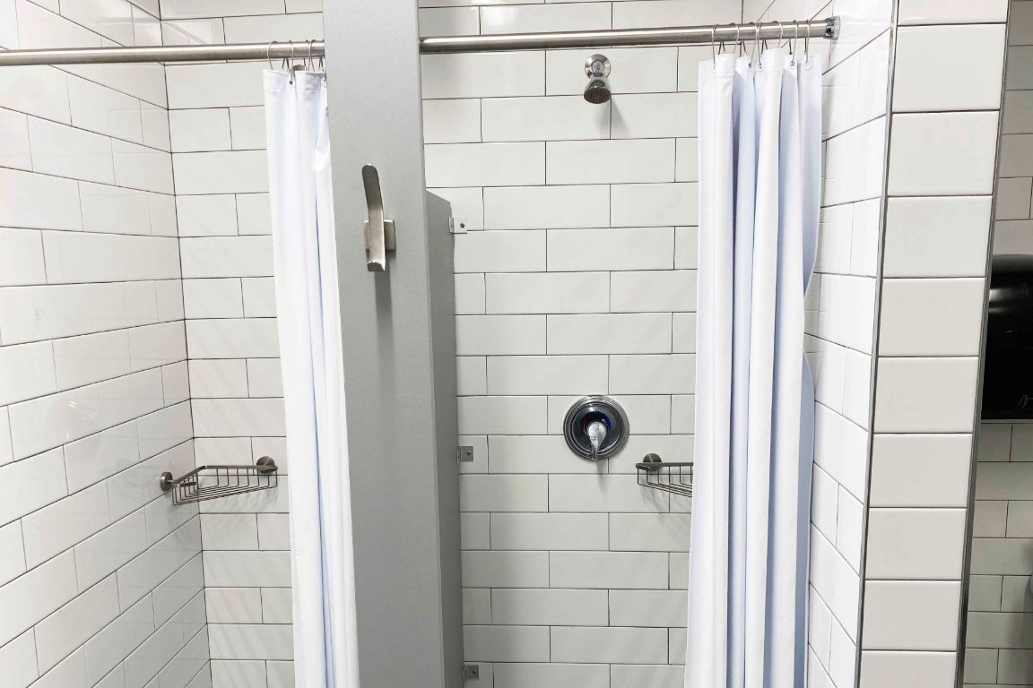 Clemens Hall bathroom.