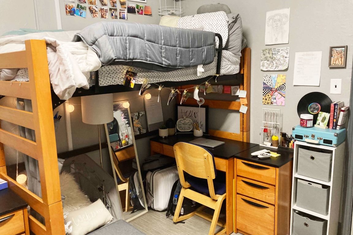 Room inside Clemens Hall. 
