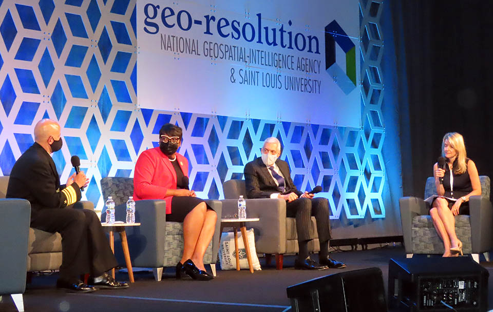 Saint Louis University hosted Geo-Resolution 2021 on Tuesday, Sept. 14. Photo by Joe Barker.