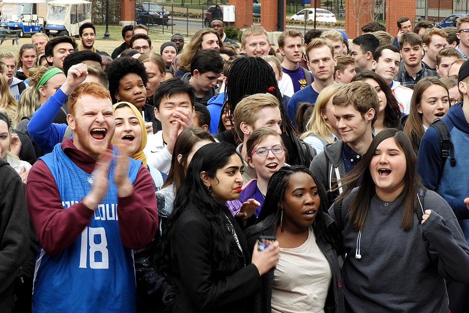 Hope, hilarity and happiness reined at Wednesday's NCAA Tournament Lottery.
