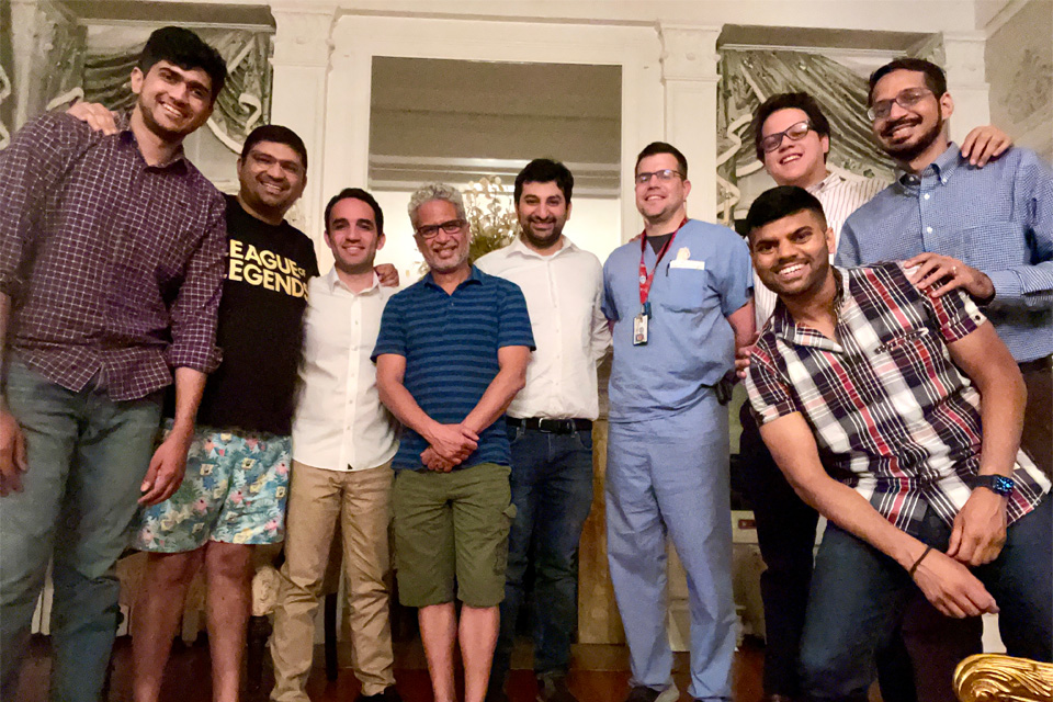 Fellows Dinner hosted by our Chairman Dr. Harjai (center)
