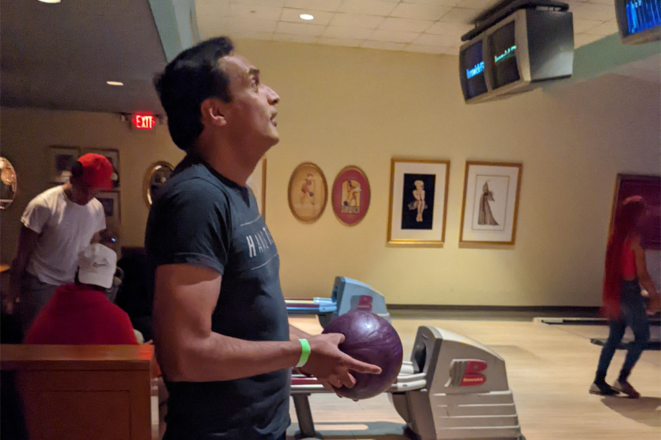 Division Wellness at a bowling event