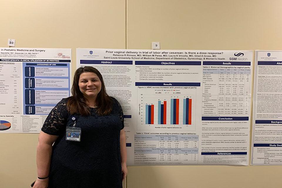 Rebecca Rimsza, M.D., obstetrics/gynecology: Best At-Poster Discussion.