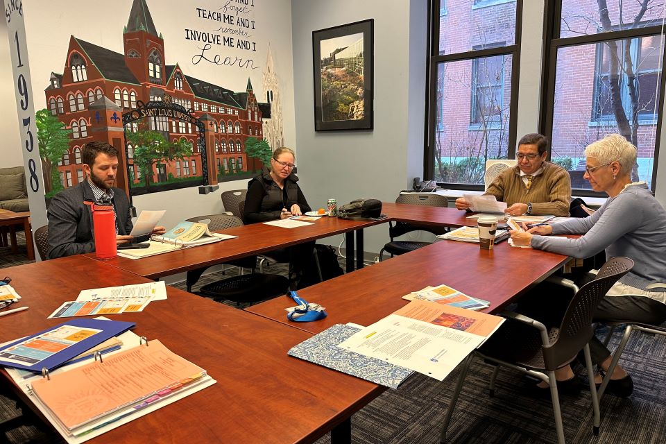 Members of the ICP @ SLU pilot meet monthly on campus. Submitted photo.