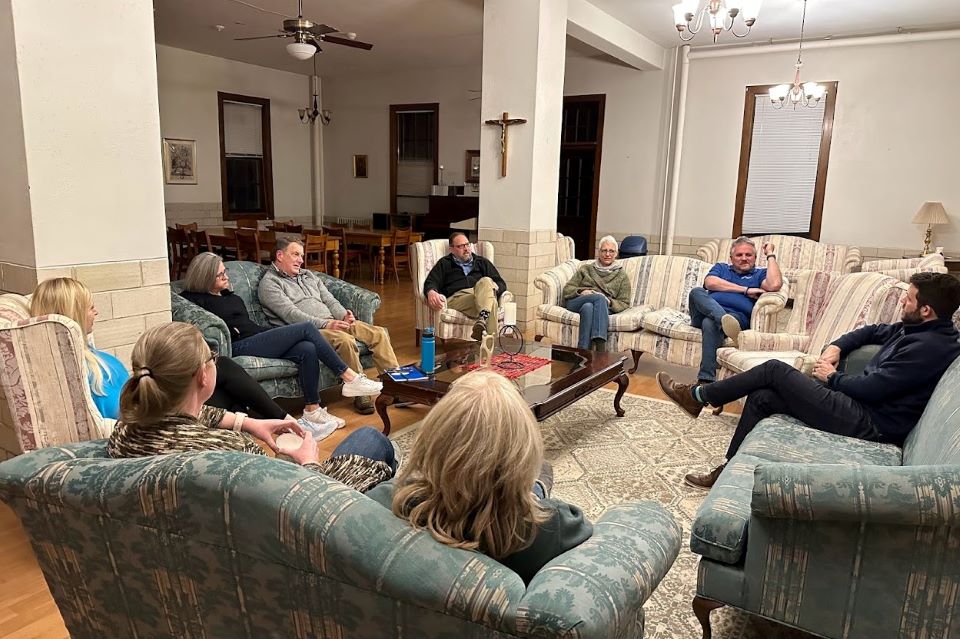 Members of the ICP @ SLU pilot program participate in a 24-hour retreat. Submitted photo.