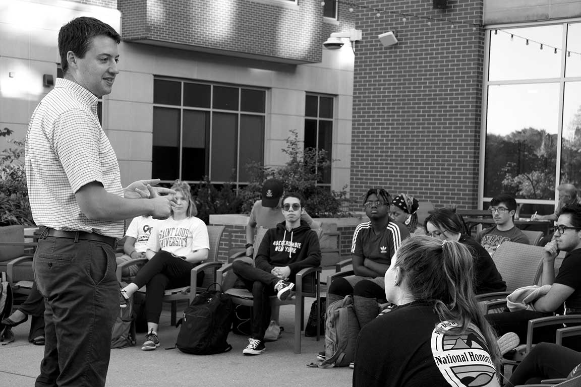 Slide 7: Dr. Daniel Smith addresses the seminar attendees