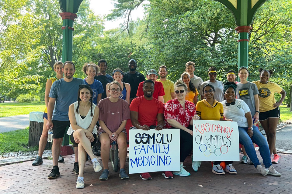 Family Medicine Residents gather for frequent bonding activities