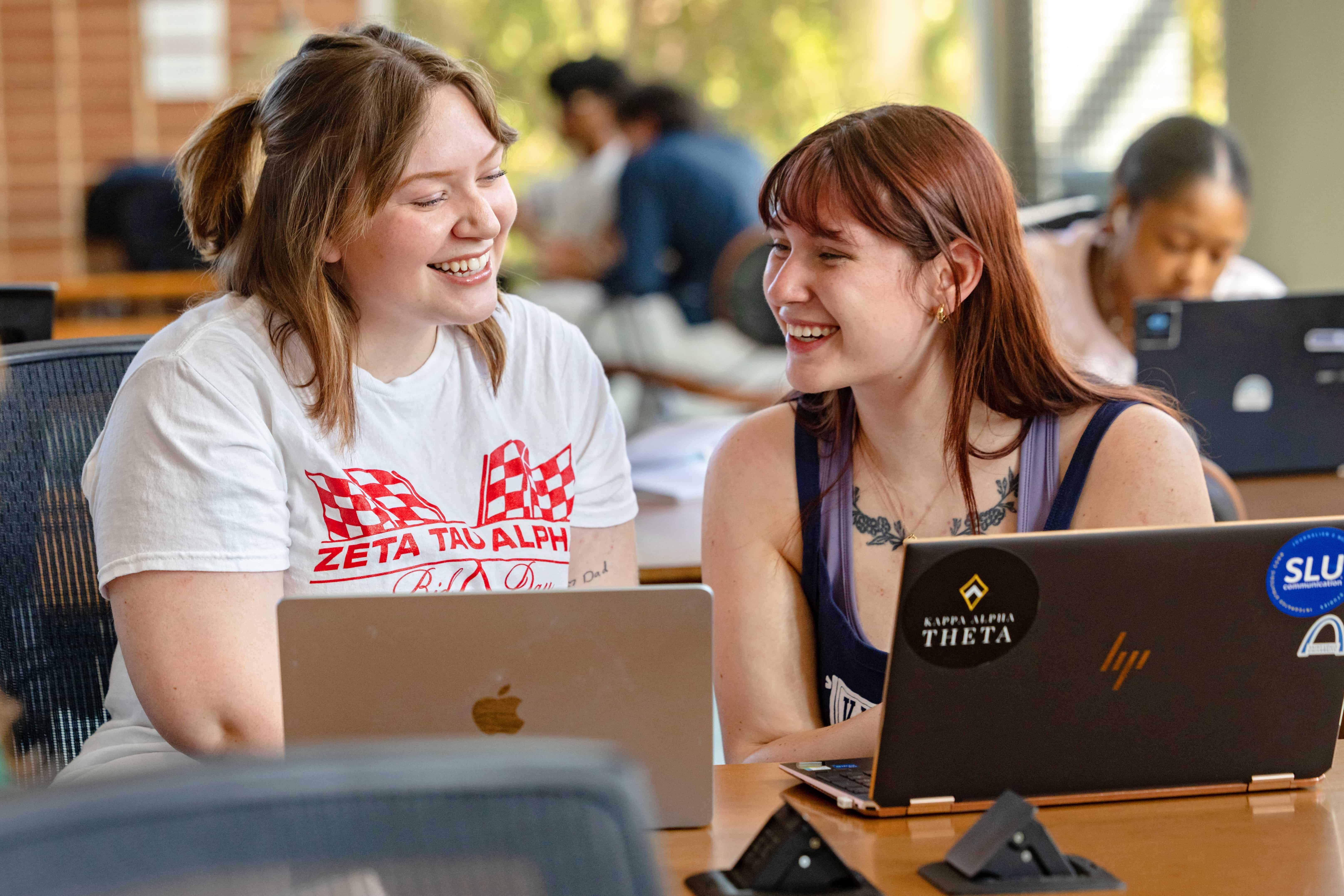 Academic excellence is a value that Panhellenic members strive for during their time at Saint Louis University. The average Panhellenic Term GPA was a 3.57 in Spring 2026, which is higher than the All-Female Undergraduate Student Term GPA of 3.43.