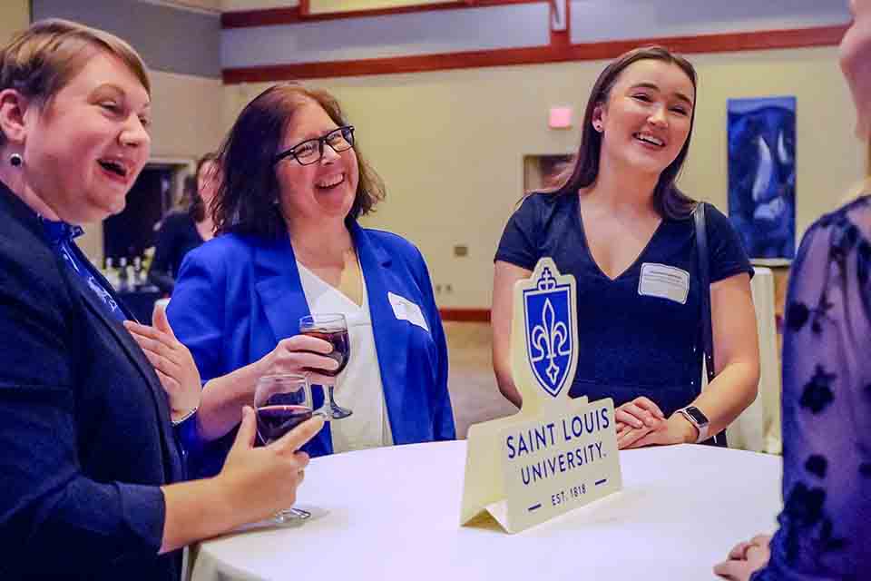Arts and Science Dean Donna LaVoie, Ph.D., at SLU's 2024 Scholarship Dinner. Photo by Megan Favignano Mansouri.