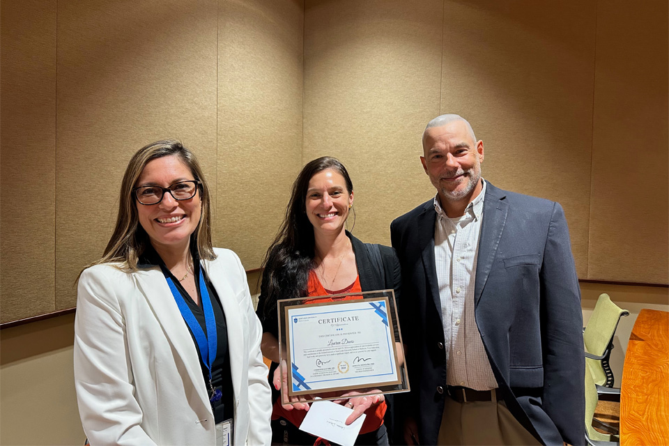 Various faculty and staff members were recognized for their research excellence during Science Day