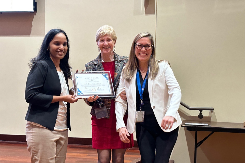 Various faculty and staff members were recognized for their research excellence during Science Day