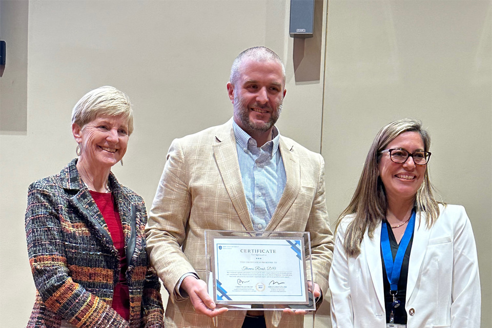 Various faculty and staff members were recognized for their research excellence during Science Day