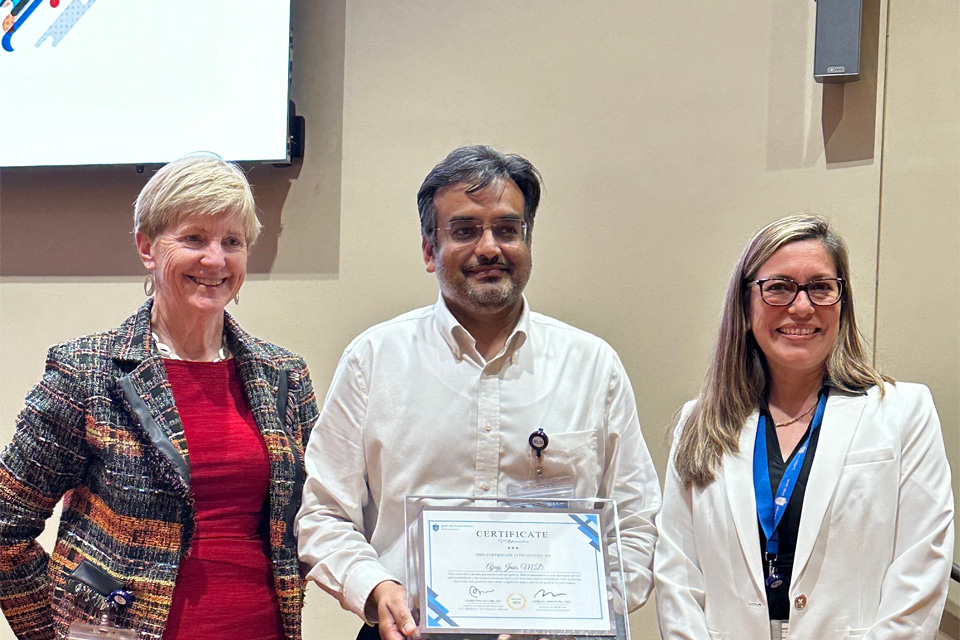 Various faculty and staff members were recognized for their research excellence during Science Day