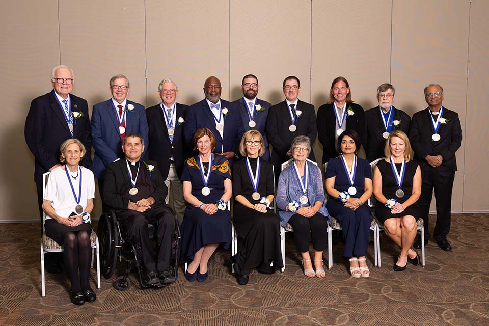 Alumni Merit Awards are given to distinguished alumni each year. Photo by Sarah Carmody.
