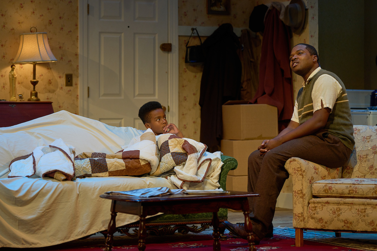Jackson Little as Travis and Dwayne Mose III as Walter Lee. Photo by ProPhotoSTL