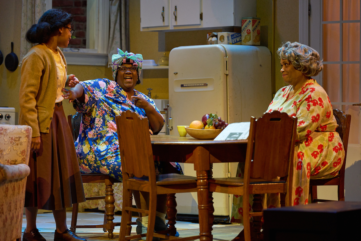 Maiah Lyndsey as Ruth, LaWanda Jackson as Mrs. Johnson and Anita Michelle Jackson as Lena. Photo by ProPhotoSTL