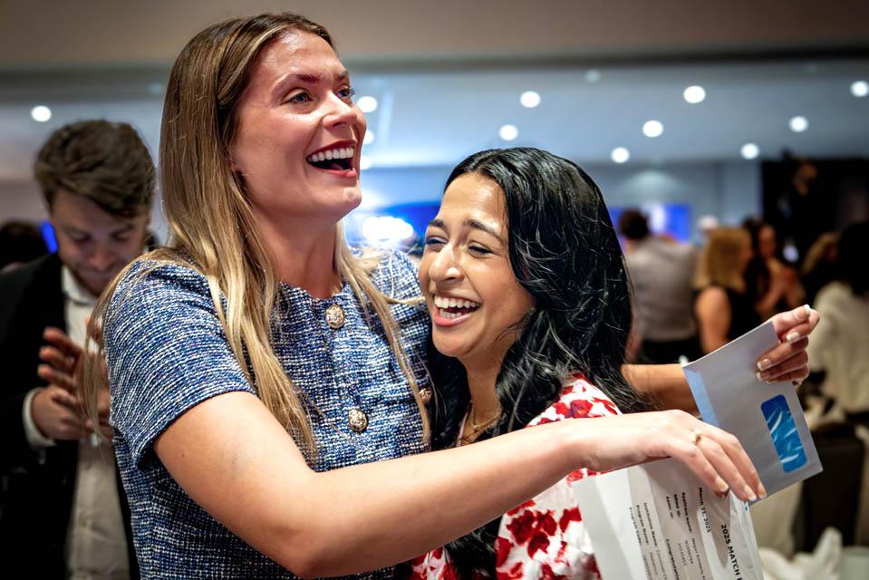 Saint Louis University's School of Medicine Medical students celebrate Match Day at the Chase Park Plaza on March 21, 2025. Photo by Sarah Conroy. 