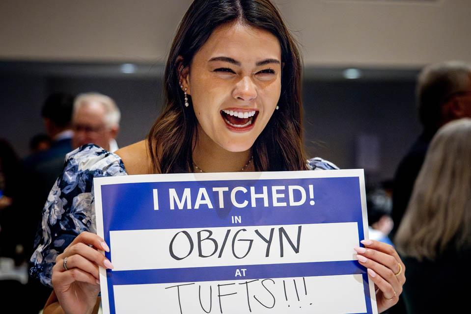 Saint Louis University's School of Medicine Medical students celebrate Match Day at the Chase Park Plaza on March 21, 2025. Photo by Sarah Conroy. 