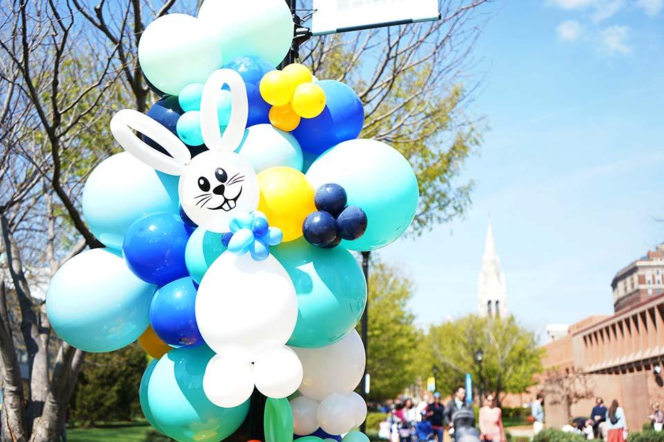 Families came to campus for SLU's annual Easter Egg Hunt on April 12, 2025.