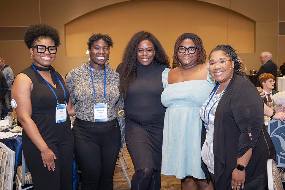 Saint Louis University hosted donors and scholarship recipients on campus for the annual Scholarship Dinner. Photo by Sarah Carmody.