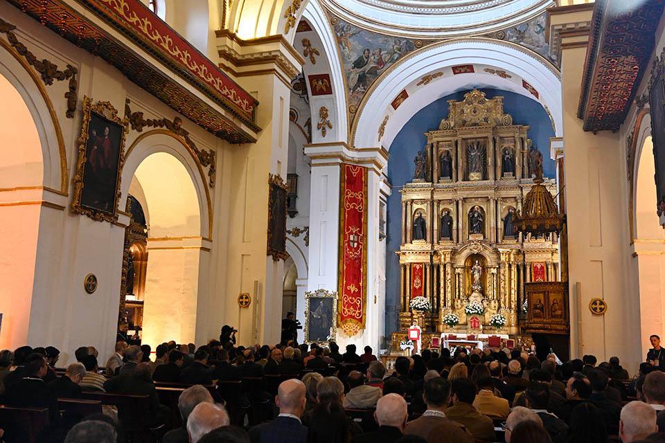 Delegates and participants gather in the Church of San Ignacio to celebrate the inaugural Eucharist, which officially opened the 2025 Assembly. Photo courtesy of IAJU.
