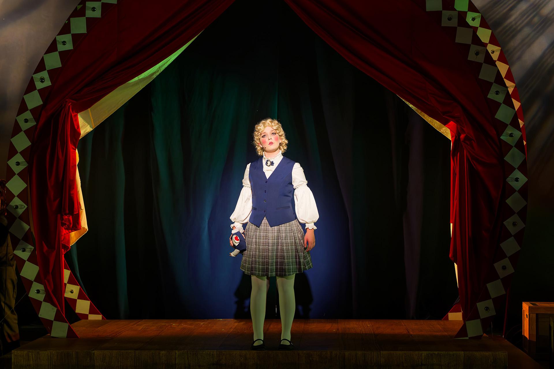 Ride the Cyclone, book, music, and lyrics by Jacob Richmond and Brooke Maxwell, directed by Nancy Bell, April 2025.