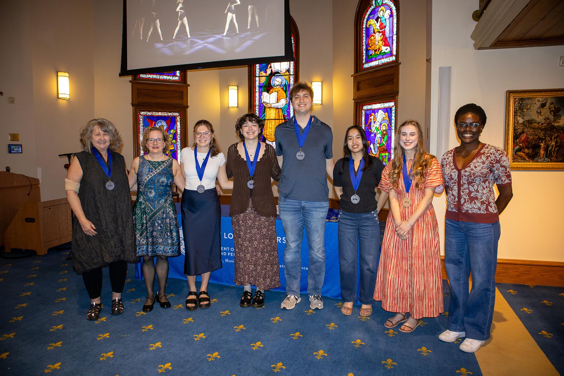 Art History students and faculty