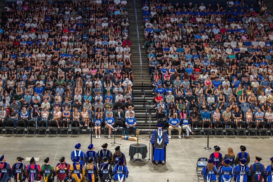 Saint Louis University's Convocation took place Saturday, Aug. 16, 2025. Photo by Sarah Conroy. 