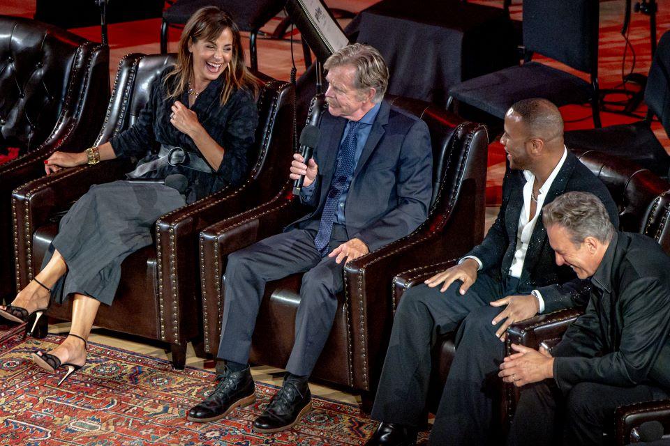Members of the cast of Soul on Fire speak following a film screening during the world premiere of Soul on Fire at Powell Hall on October 2, 2025. Photo by Sarah Conroy. 
