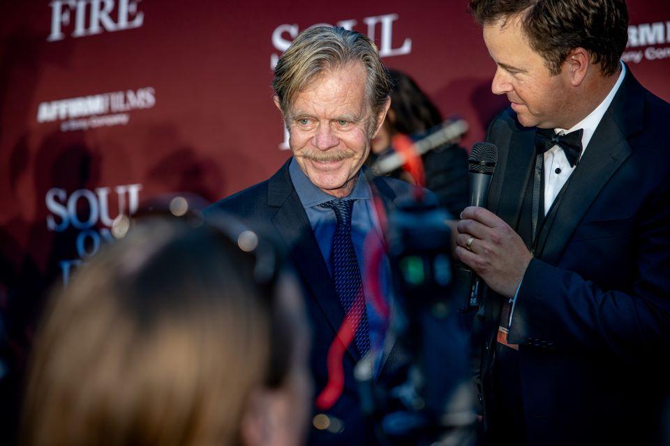 Actor William H. Macy is photographed on the red carpet during the world premiere of Soul on Fire at Powell Hall on October 2, 2025. Photo by Sarah Conroy. 