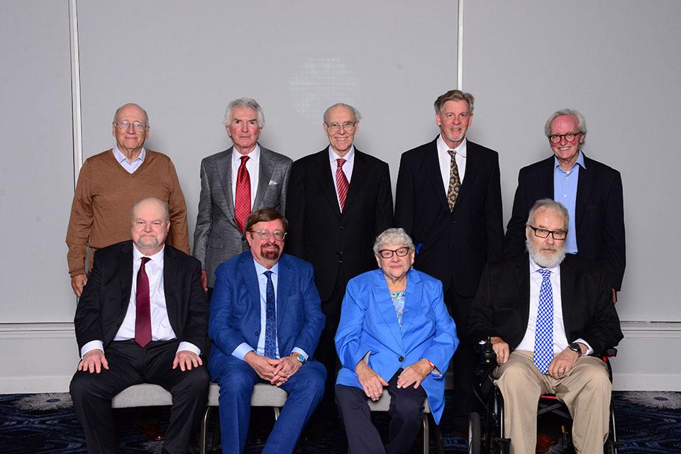 School of Medicine classmates posed for group photos during SLU's 2025 Med Reunion. Photo by Sarti Photo Services.